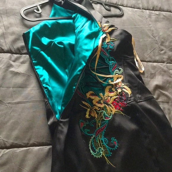 Karen Millen Oriental Dress With Corset - Picture 11 of 16